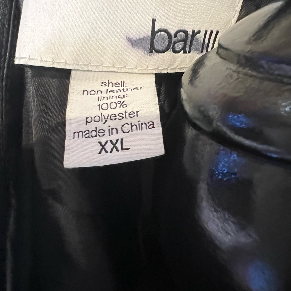 Bar III faux leather jacket , size XXL - Picture 6 of 11